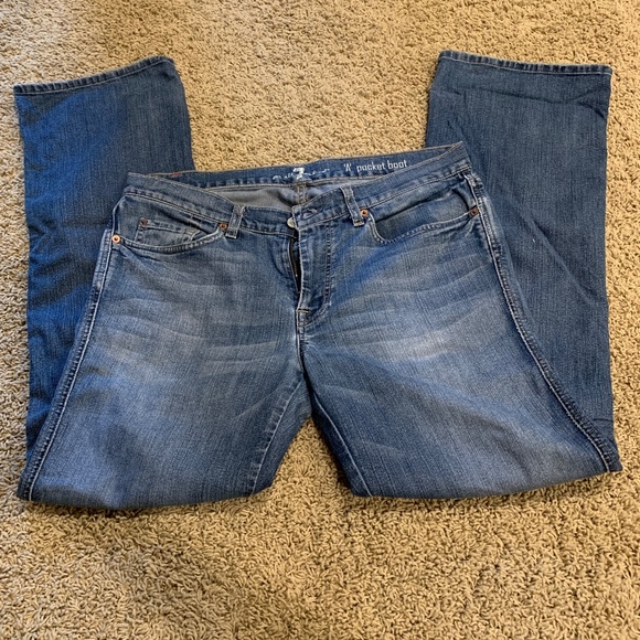 7 For All Mankind Other - 7 For All Mankind Men's 'A' pocket Bootcut Jeans, 34